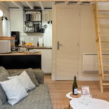 Apartamento Le Cocon Suspendu Avec Filet Et Cinéma Privé Caen